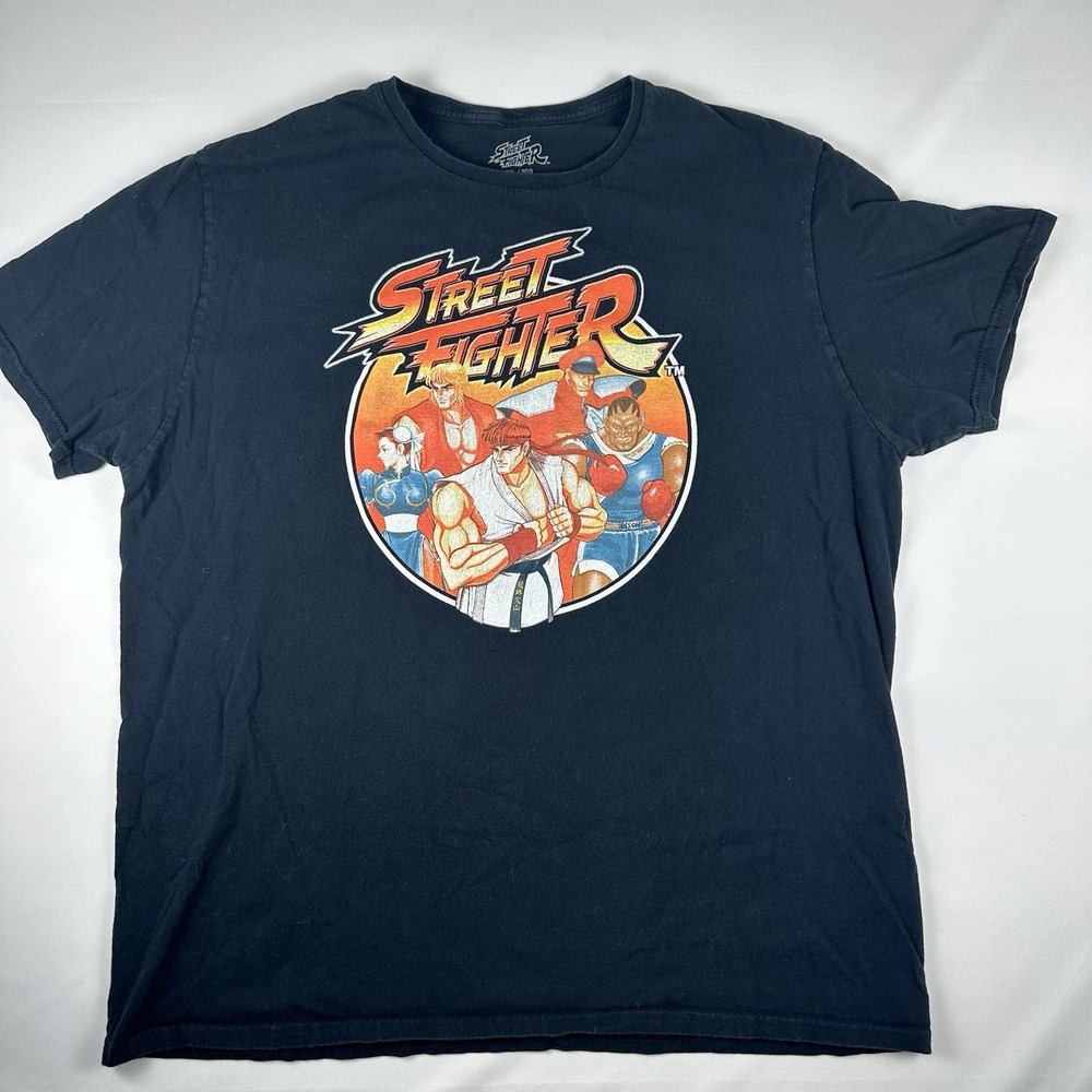 Street Fighter II Capcom T-Shirt Mens 2XL Characters Japan Art Graphic